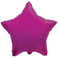 Шар фольгированный Звезда 45 см, металлик Lilac