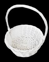 Корзина d30 х h13 см, №3, круглая, белый, W69-6 - вид 1 миниатюра