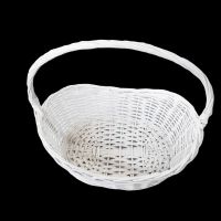 Корзина d50 х h25 х 58 см, №4, овальная, белый, W69-7 - вид 1 миниатюра