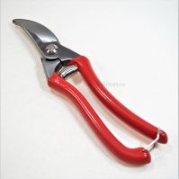 Секатор с красными ручками и защелкой, М5-2 - вид 1 миниатюра