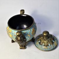 Ваза с крышкой Восток h25 см, полистоун, Р65-5 - вид 1 миниатюра