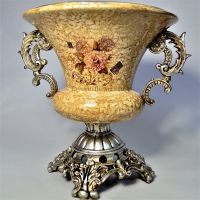 Ваза из полистоуна Жемчуг, h31 см, Р65-13 - вид 1 миниатюра