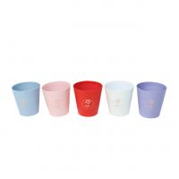Коробка круглая Flowers, h10.5 х d10(7) см, Z56-1 - вид 1 миниатюра