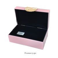 Шкатулка стеклянная ПРЕМИУМ h8 х 19 х 11 см, FA62-12 - вид 3 миниатюра