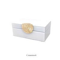 Шкатулка стеклянная ПРЕМИУМ h8 х 19 х 11 см, FA62-12 - вид 4 миниатюра