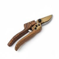 Секатор для флористов MC-25, 20см*4см (лезвие из японской стали SK-5 с титановым покрытием) - вид 5 миниатюра