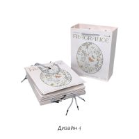 Сумка бумажная 24 х 19 х 10 см, Цветочный аромат, 12 шт, FA55-11 - вид 1 миниатюра