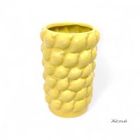 Ваза керамическая Лимоны h25 х d12 см, желтый, FA60-36 - вид 1 миниатюра
