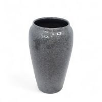 Ваза керамическая Гранит h26 х d10 см, серый, FA60-21