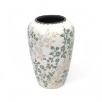 Ваза керамическая Веточка h22 х d8 см, молочный, FA60-27 - вид 1 миниатюра