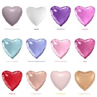 Шар фольгированный Сердце 19&quot;
