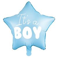 Шар фольгированный Звезда IT S A BOY 19"(48 см) - вид 1 миниатюра