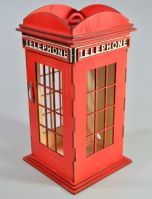 Интерьерный домик Telephone Box, 25 х 13 х 13 см, красный - вид 1 миниатюра