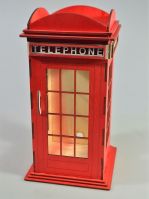 Интерьерный домик Telephone Box, 25 х 13 х 13 см, красный - вид 1 миниатюра