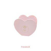 Коробка Сердце с розой h11.5 х 13 х 8.5 см, FA54-27 - вид 5 миниатюра