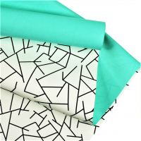 Пленка матовая двухсторонняя Origami, 50 см х 10 м, тиффани - вид 1 миниатюра