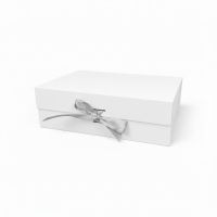 Коробка прямоугольная складная с бантом h9 х 28 х 20 см, FA54-15 - вид 3 миниатюра