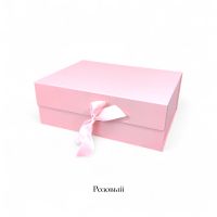 Коробка прямоугольная складная с бантом h12 х 33 х 25 см, FA54-16 - вид 4 миниатюра