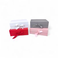 Коробка прямоугольная складная с бантом h15 х 33 х 26 см, FA54-17