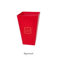 Коробка трапеция Flowers h14.5 х 9 х 9 см, FA54-28 - вид 5 миниатюра