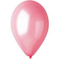 Надувные шары без рисунка 14", 50 шт, металлик rose - вид 1 миниатюра