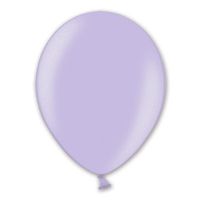 Надувные шары без рисунка 14", 50 шт, металлик lavender - вид 1 миниатюра