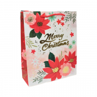 Сумка бумажная 26 х 32 х 10 см, Merry Chrismas, микс, Z12-2 - вид 2 миниатюра