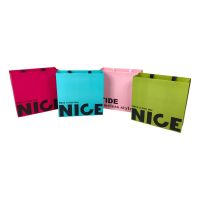 Сумка бумажная 35 х 35 х 13 см, NICE, 12 шт, FA55-43