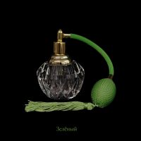 Флакон для парфюма Винтаж h11 см, стекло/металл/текстиль, FA62-6 - вид 6 миниатюра