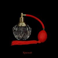 Флакон для парфюма Винтаж h11 см, стекло/металл/текстиль, FA62-6 - вид 7 миниатюра