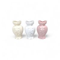 Ваза керамическая Бантик h19 х d8 см, FA60-38 - вид 1 миниатюра