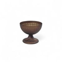 Кашпо металлическое Винтаж h10 х d12 см, бронза, FA63-8