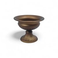 Кашпо металлическое Винтаж h12 х d16 см, бронза, FA63-9