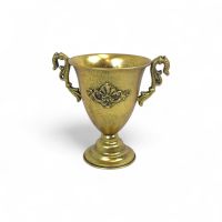 Кашпо металлическое Кубок Винтаж h20 х d16 см, античное золото, FA63-13