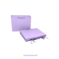 Сумка бумажная горизонтальная 32 х 38 х 12 см, Однотонная коллекция, 12 шт, FA39-82 - вид 7 миниатюра