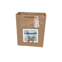 Сумка крафт с открыткой 32 х 26 х 12.5 см, 12 шт, FA55-40 - вид 2 миниатюра