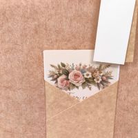 Сумка крафт с открыткой 32 х 26 х 12.5 см, 12 шт, FA55-41 - вид 2 миниатюра