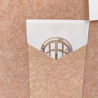 Сумка крафт с открыткой 32 х 26 х 12.5 см, 12 шт, FA55-41 - вид 3 миниатюра