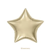 Шар фольгированный Звезда 36", зефир - вид 1 миниатюра