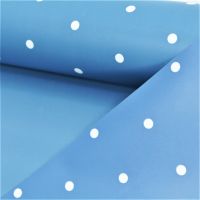 Пленка матовая Мелкий горошек, 58 см х 10 м, синий - вид 2 миниатюра