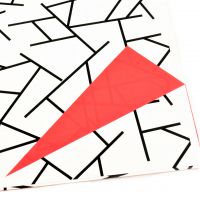Пленка в листах Origami, 58 х 58 см, 20 шт, красный, W93-10 - вид 1 миниатюра