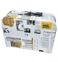 Коробка сундук Газета, набор 3 шт, М75-14 - вид 1 миниатюра