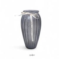 Ваза стеклянная Грани h26 х d9 см, FA58-17 - вид 1 миниатюра