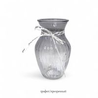 Ваза стеклянная Спираль h20 х d9 см, FA58-18 - вид 5 миниатюра