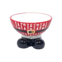 Керамическое кашпо Пузатый Санта, h15 x d19.5 см, FA46-21