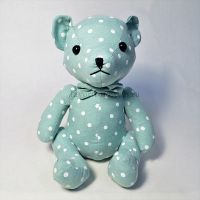 Мягкая игрушка Медведь в горох, 25 см, Р56-1 - вид 4 миниатюра