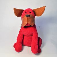 Мягкая игрушка Собака, 30 см, Р56-2 - вид 2 миниатюра