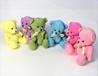 Мягкая игрушка Медведь велюровый, 18 см, Р57-1 - вид 11 миниатюра