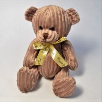 Мягкая игрушка Медведь вельветовый, 20 см, Р57-2 - вид 1 миниатюра