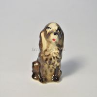 Сувенир Собачка серая, керамика - вид 2 миниатюра